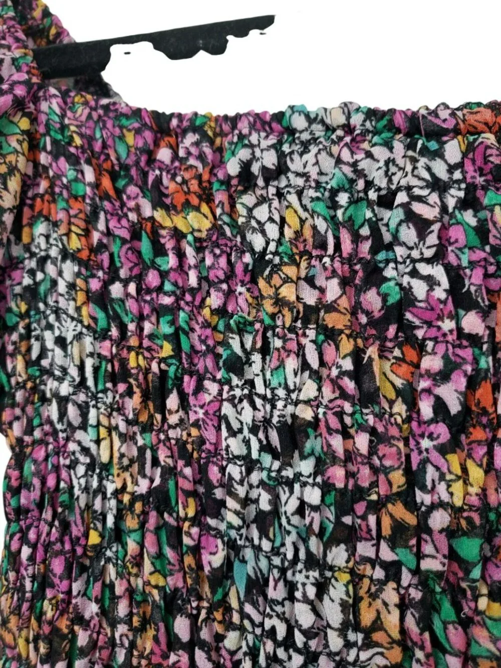 NWT Misa Los Angeles Rashida Smocked Floral Maxi Dress Nazirah Boho Whimsigoth - Picture 8 of 16